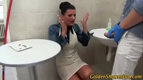 Hot Unexpected Piss on dress in bothroom warm Movies