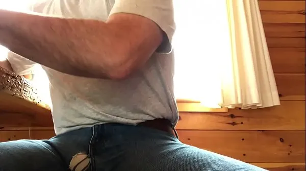 Hot Huge hole in his jeans. Hot as fuck big bulge warm Movies