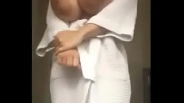 Hot Latina and Her Melons in a Robe warm Movies