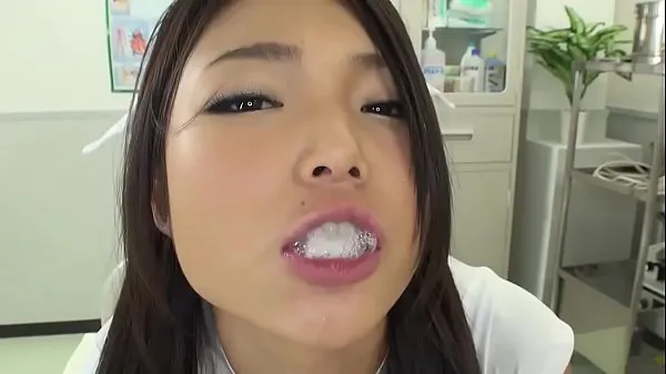 뜨거운 nurse Megumi Shino swallow 4 load and play with 따뜻한 영화