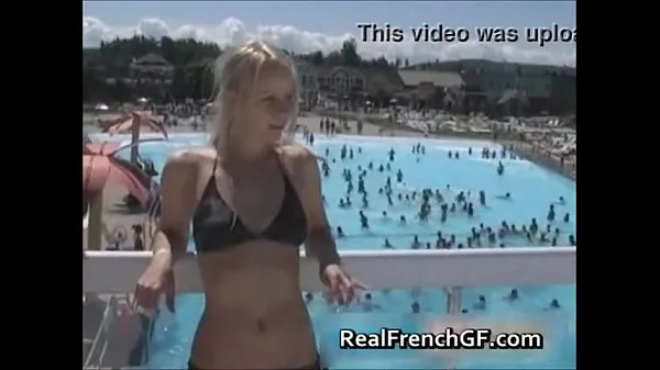 Hot frenchgfs fuck blonde hard blowjob cum french girlfriend suck at swimming pool warm Movies