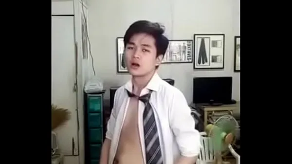 गर्म Cute Chinese Twink Strips Down and Cums गर्म फिल्में
