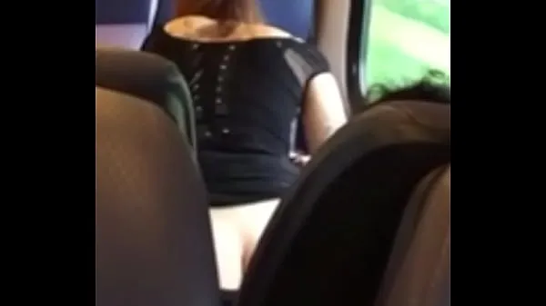 گرم Couple having sex in Dutch train گرم فلمیں