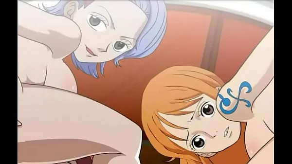 Hot Nami and Nojiko get fuck on the sunny one piece warm Movies