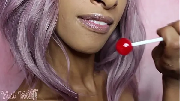 Vroči Longue Long Tongue Mouth Fetish Lollipop FULL VIDEO topli filmi