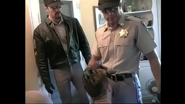 Heta Hot cop dudes in MMM threesome sucking cock and fucking tight ass varma filmer