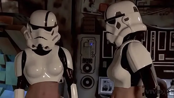 أفلام ساخنة Vivid Parody - 2 Storm Troopers enjoy some Wookie dick دافئة