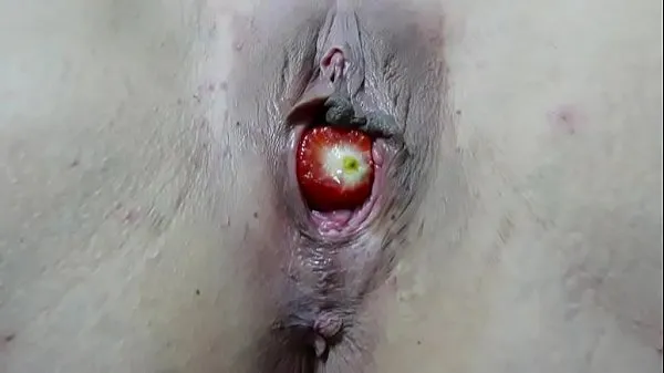 Hot Strawberry Inside Pussy warm Movies