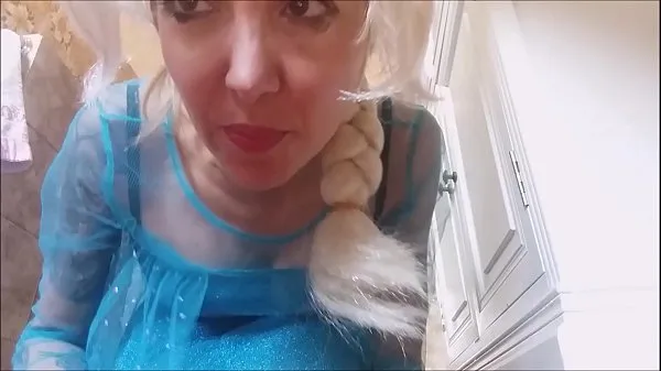 Hot cosplay ELSA from frozen will SWALLOW YA warm Movies