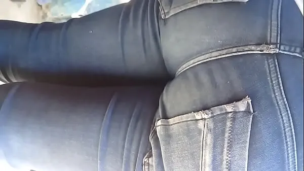 뜨거운 Nice ass on the street in jeans 따뜻한 영화