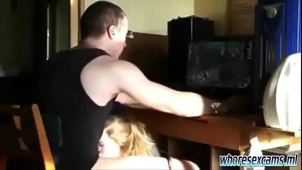Hot wife sucking cock while husband playing game warm Movies