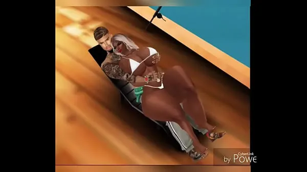 Thick chocolate freak on yacht Films chauds