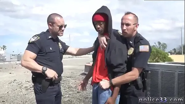 Nóng Sexy gay police men cock Apprehended Breaking and Entering Suspect Phim ấm áp