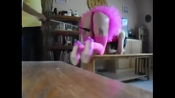 Pink sissy spanking Filem hangat panas