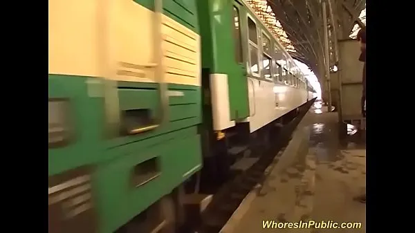 Hot crazy real groupsex orgy in a public train warm Movies