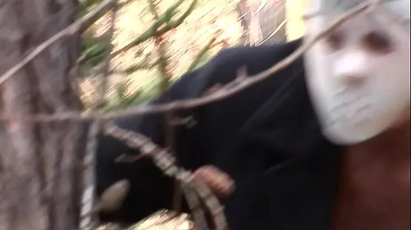 Masked men fuck the girl in the woods Film hangat yang hangat