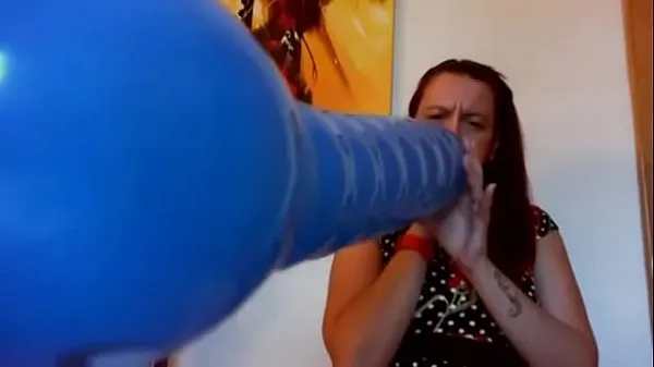 Heta Hot balloon fetish video are you ready to cum on this big balloon varma filmer