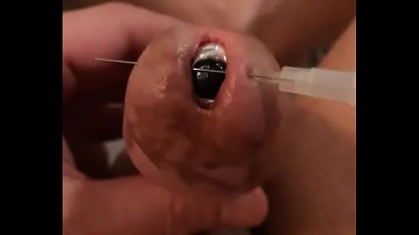 Hete Souding dick urethra with vibrator warme films