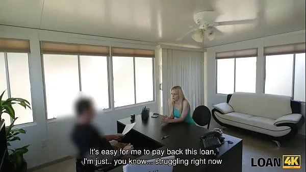 LOAN4K. Hottie wants to get rid of her financial problems having sex Filem hangat panas