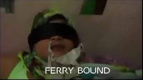 गर्म WIndo Bondage gagged DBSM Ferry गर्म फिल्में