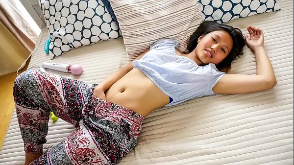 QUEST FOR ORGASM - Asian teen beauty May Thai in for erotic orgasm with vibrators Films chauds