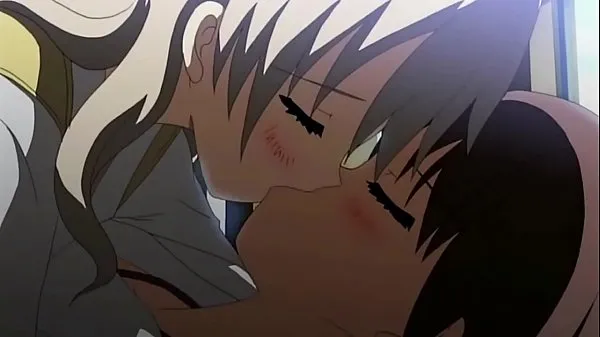Yuri anime kiss compilation Film hangat yang hangat