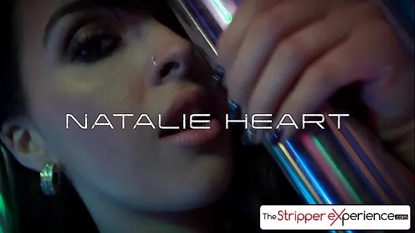 Quente The Stripper Experience - Natalie Heart é punida por um pau monstro, peitos grandes e saque grande Filmes quentes