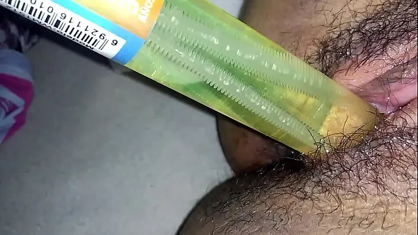 Hot I want a penis but since there isn't any I put the bubble tube warm Movies