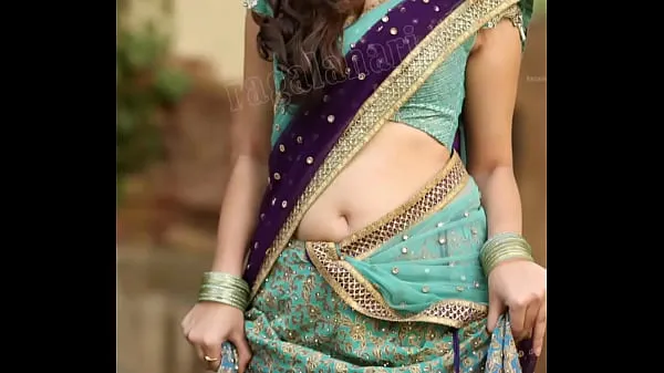 热Sexy Saree navel tribute温暖的电影