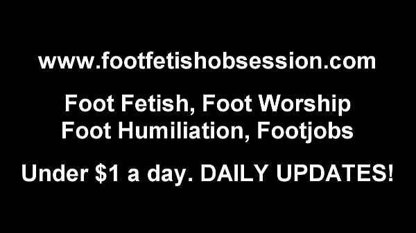 Foot Licking and Femdom Foot Humiliation Filem hangat panas