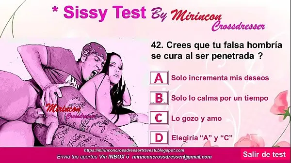 Reaffirm your inner woman with this Sissy Test here Films chauds