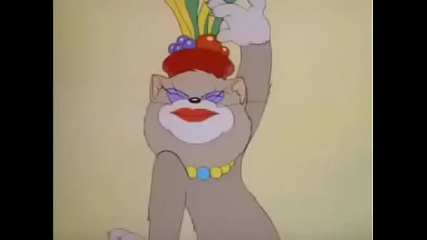 热Tom and Jerry: "b. puss"scene温暖的电影