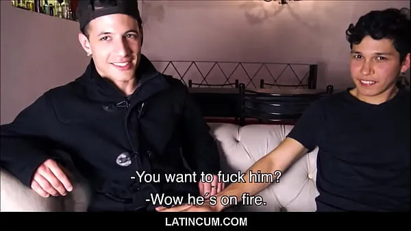 Menő Two Twink Spanish Latino Boys Get Paid To Fuck In Front Of Camera Guy meleg filmek