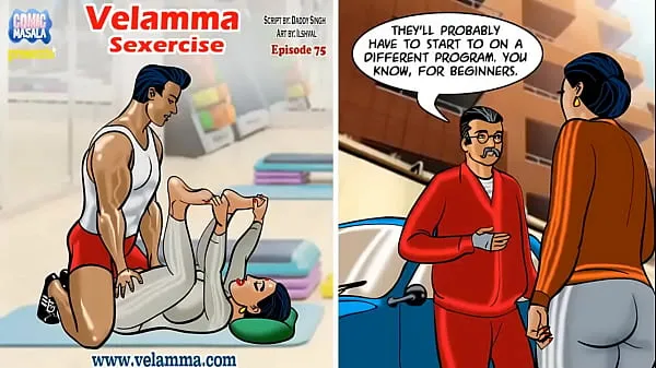 أفلام ساخنة Velamma Episode 75 - Sexercise دافئة