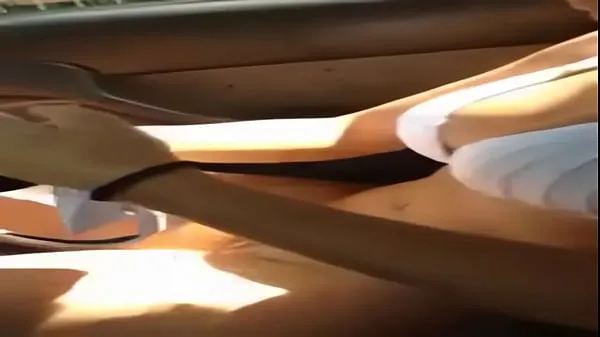 Hot Naked Deborah Secco wearing a bikini in the car warm Movies