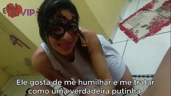 Gorące Cristina Almeida being humiliated by the neighbor while her husband's cuckold is at work, she sucks, gets slapped in the face and has her little face all smeared with cumciepłe filmy