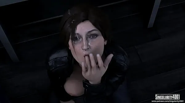 뜨거운 Lara Croft Facial Cumshot Ver.2 [Tomb Raider] Singularity4061 따뜻한 영화