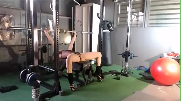 Hot Dutch Olympic Gymnast workout video warm Movies