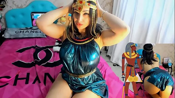 Menő Cosplay Girl Cleopatra Hot Cumming Hot With Lush Naughty Having Orgasm meleg filmek