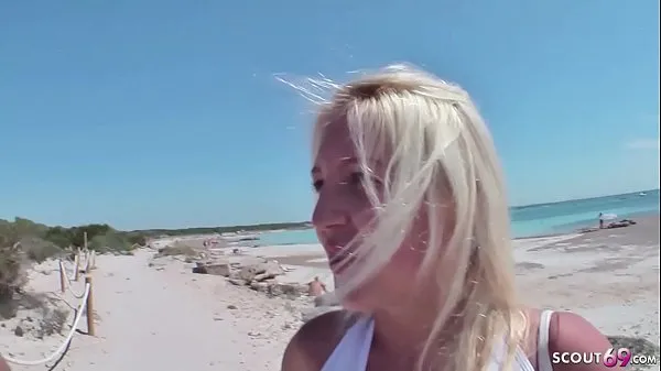 Menő German Blond 18yr old Teen Seduce to Fuck at Beach of Malle meleg filmek