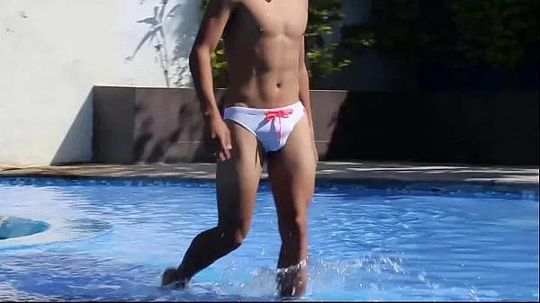 Hot SPYING AARON, 19 YEAR OLD BOY IN THE POOL AND BATHROOMS warm Movies