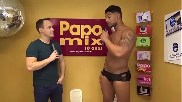 Hot READY UP: Stripper Allan Gonçalves at PapoMix - Part 2 warm Movies