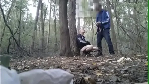 Hot Old Men Jerk and Suck off in belgium wood with a Superdry Track & Field Hoodie (Public Gay Porn Video warm Movies