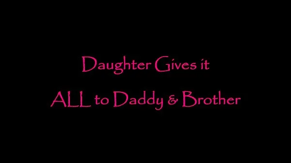 step Daughter Gives it ALL to step Daddy & step Brother Filem hangat panas