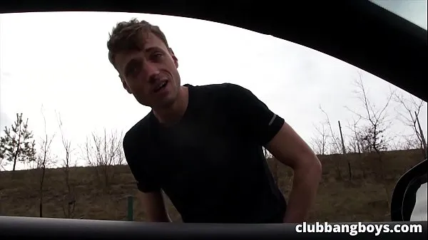 Menő Lonely hitchhiker suck and fucks anal for a ride to town meleg filmek
