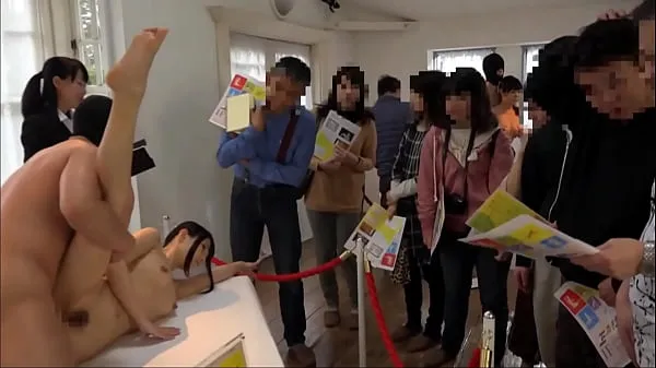 Vroči Fucking Japanese Teens At The Art Show topli filmi