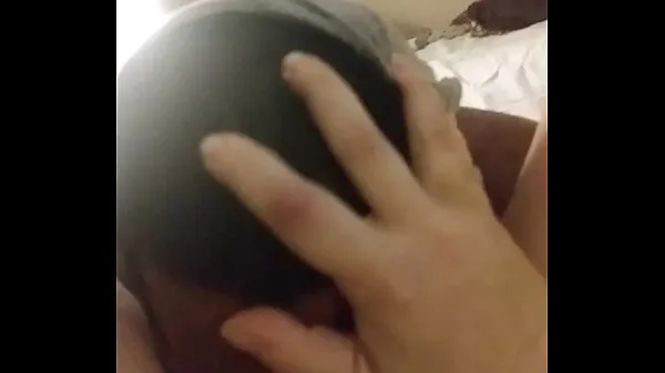 Hete My man eating my pussy while wearing my panties on his head warme films
