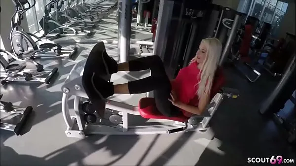 Hot SKINNY GERMAN TEEN SEDUCE TO FUCK AFTER FITNESS AT MCFIT warm Movies