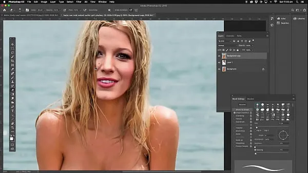 Hot Blake Lively nude "The Shaddows" in photoshop warm Movies