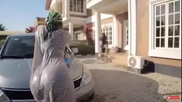 Hotte Naija girl car wash twerk varme film